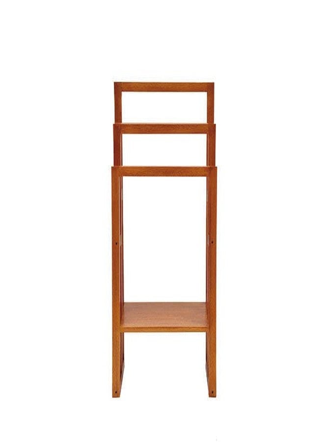 IThree Wooden Furniture Solid Wood Towel Rack | Holder for Bathroom & Living Room - Image 3